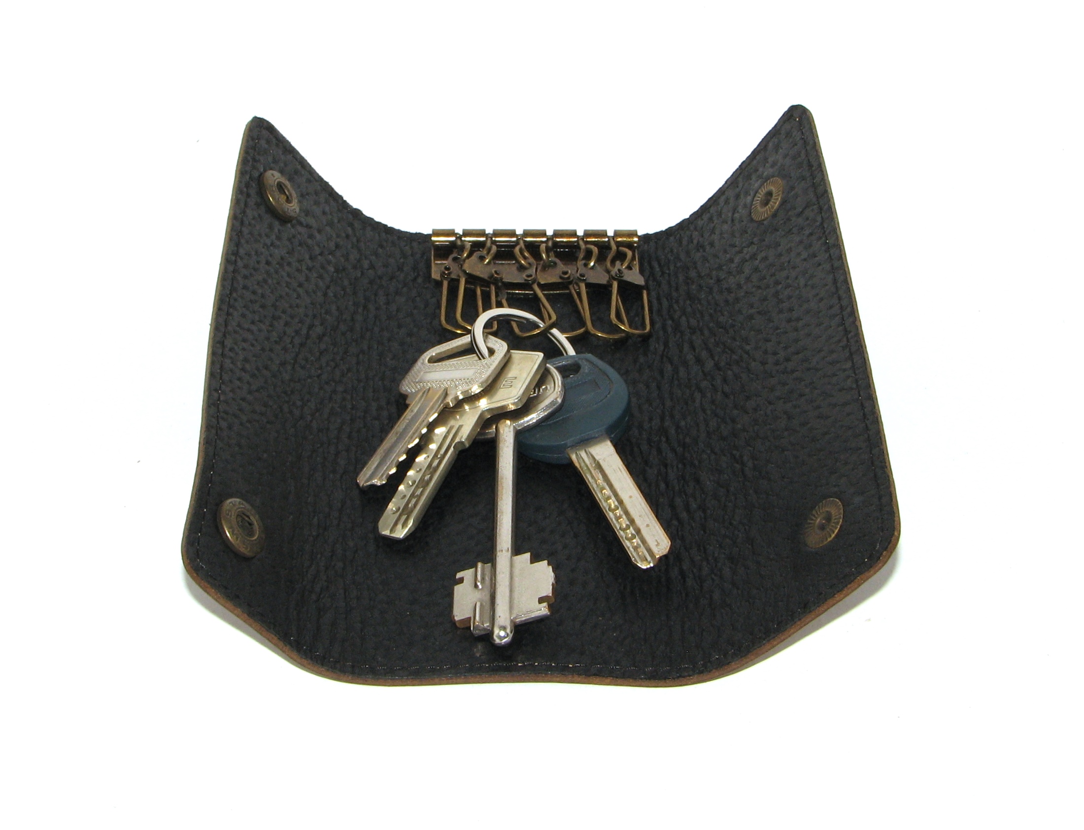 Шкіряна Ключниця DNK Leather Keys-L оливкова Шкіряна Ключниця DNK Leather Keys-L оливкова